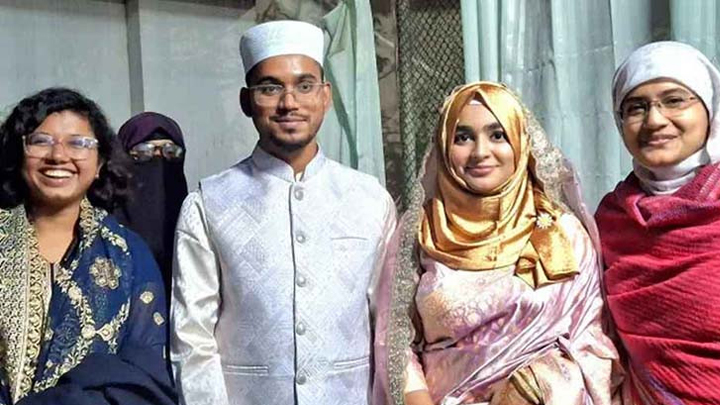 মসজিদে বিয়ে করলেন এনসিপি নেতা হান্নান মাসউদ