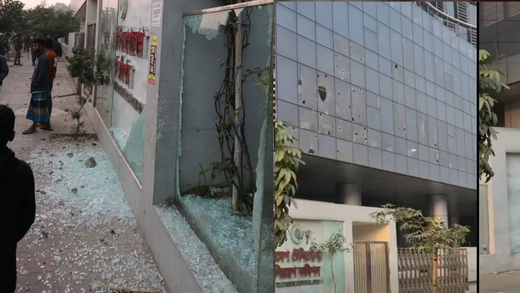 এনইআইআর চালুতে ক্ষোভে বিটিআরসি ভবনে ভাঙচুরের অভিযোগ